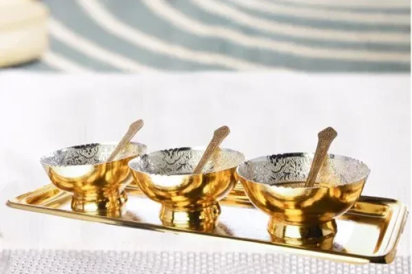 Brass bowls
